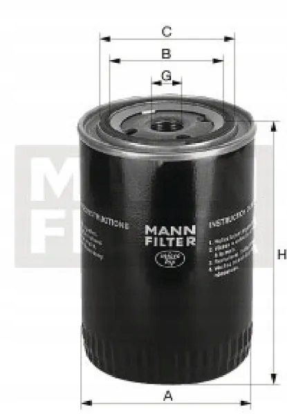 Mann-Filter W 815/3 Фильтр масляный, фото 16