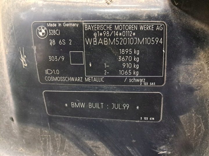Лючок горловины бензобака BMW E46 OE Orientblau седан, фото 4