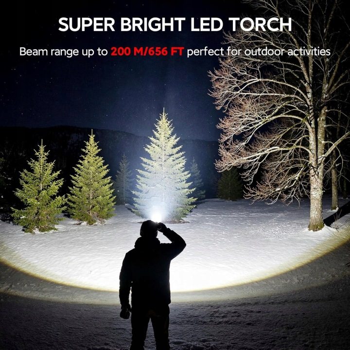 GEARLITE Фонарик LED 10000 Lumen IP65 Зум Camping Wędrówki Outdoor, фото 2