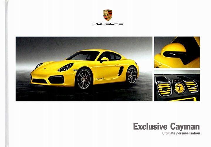 Рекламный буклет № 1031 - Porsche. Cayman + Exclusive Cayman, фото 2