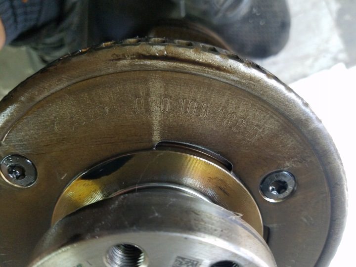 КОЛЕНВАЛ AUDI A5 8T 2.0 TFSI CDN 050105189B, фото 7