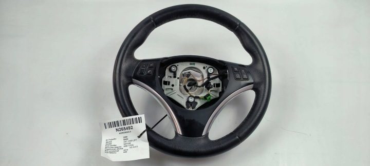 РУЛЬ МУЛЬТИФУНКЦИОНАЛЬНЫЙ КОЖА 9123288 BMW 3 E90 E92 06 г., фото 1