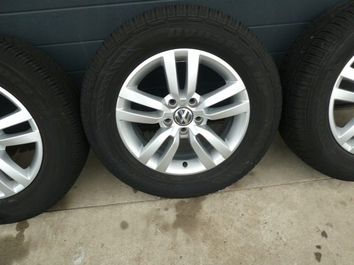 4X КОЛЕСА ДИСКИ ШИНЫ VW TIGUAN 5N0601025R 2013/2020R, фото 6