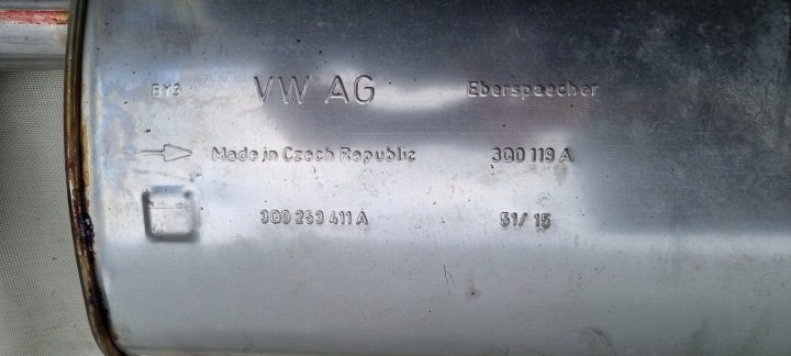 Глушитель VW Passat B8 OE 3Q0253411A, фото 2