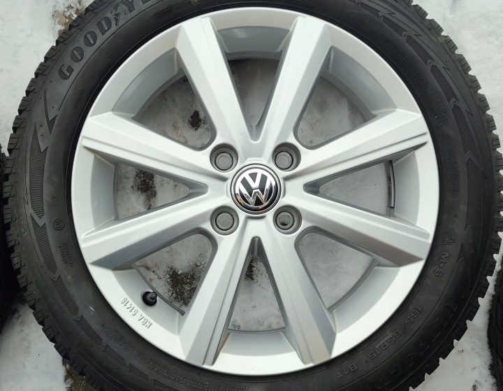 Колеса Зимние Литые диски Ориг. VW UP Goodyear 165/65/15 4x7,9mm Идеальные, фото 3