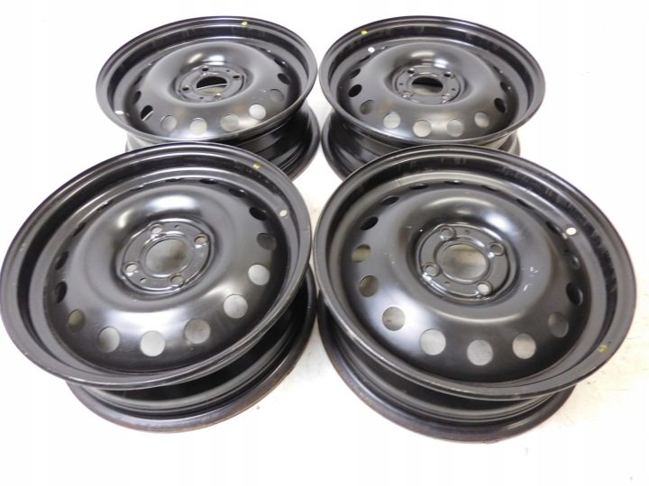 4× Штампованный диск Nissan OE 5.5" x 15" 4x100 ET 45, фото 1