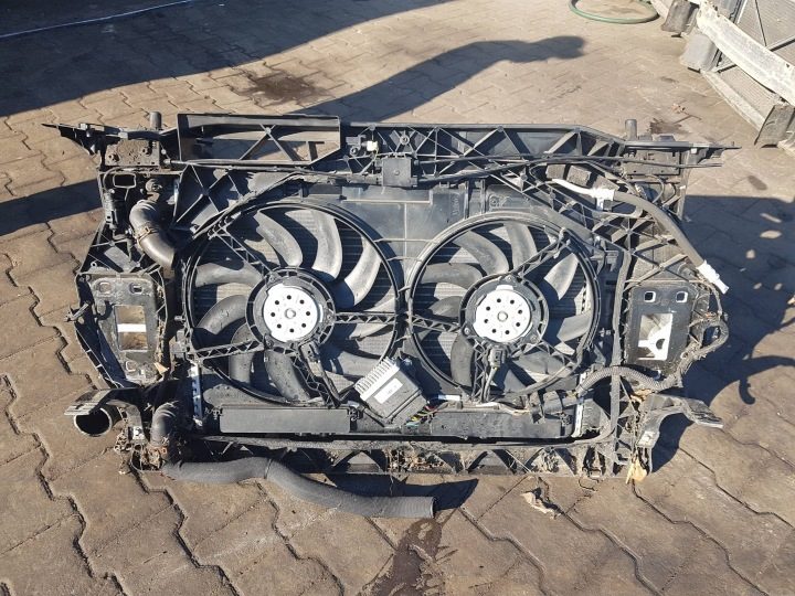 Audi Q3 8U 11-14r 2.0 TDI передняя панель радиаторы вентиляторы механика, фото 2