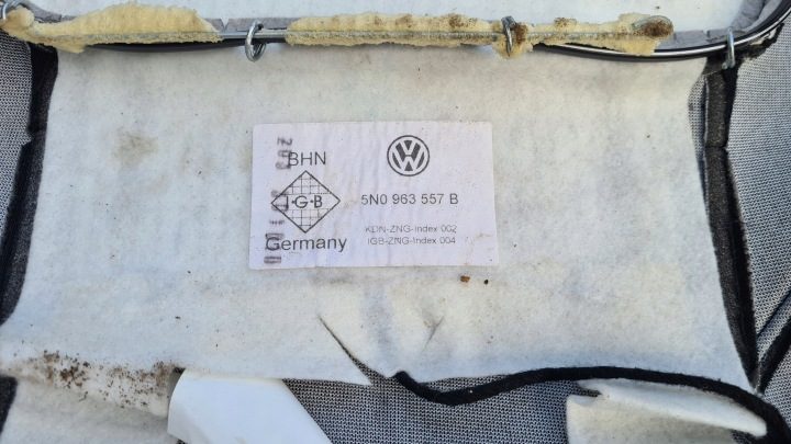 VW Tiguan I 5N0 07-16r Нагревательный элемент спинка сиденье пассажира 5N0963557B, фото 3