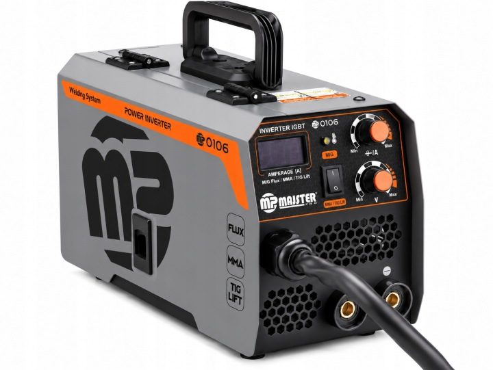 Сварочный аппарат ИНВЕРТОРНЫЙ IGBT MIG MAG FLUX MMA полуавтомат MP0106, фото 1