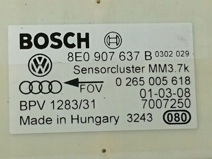 Audi A6 Датчик скорости ESP 2008 2.0L 8E0907637B 8E0 907 637 B, 0302 029,, фото 4