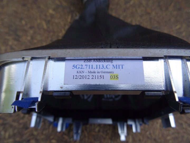 VW GOLF VII РУЧКА ПЕРЕКЛЮЧЕНИЯ ПЕРЕДАЧ ЧЕХОЛ КОМПЛЕКТ 5G2711113C, фото 10