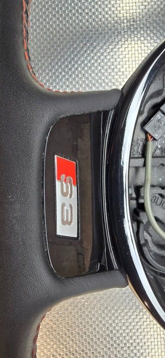 AUDI S3 8V РУЛЬ СРЕЗАННЫЙ 8v0419091ab СОСТОЯНИЕ PERFECT ПРЯМОЕ, фото 4