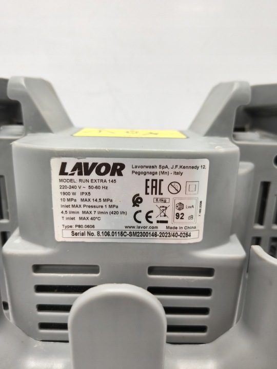Мойка высокого давления Lavor Run Extra 145 GL, 1900 Вт 220V серая, фото 9