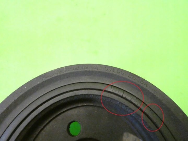 Шкив вала XS4Q6F008BA FORD TRANSIT CONNECT MK1 1.8 TDCI, фото 3