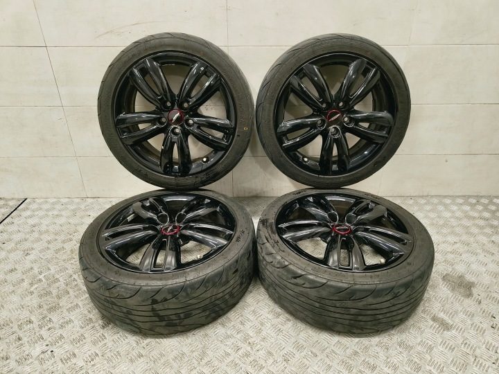 MINI F56 РЕСТАЙЛИНГ JCW КОЛЕСА ДИСКИ 17 ДЮЙМОВ ШИНЫ ЛЕТНИЕ 205/45R17 КОМПЛЕКТ, фото 1