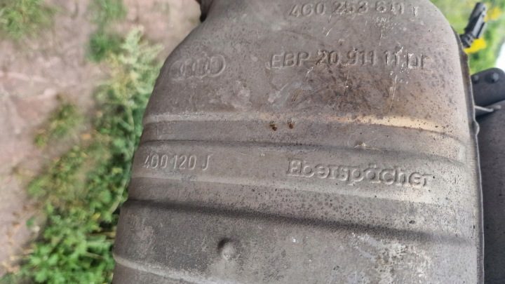 ГЛУШИТЕЛЬ В СБОРЕ АКТИВНЫЙ A6 C7 A7 3.0 TDI BI-TDI РЕСТАЙЛИНГ 4G0253611T, фото 6