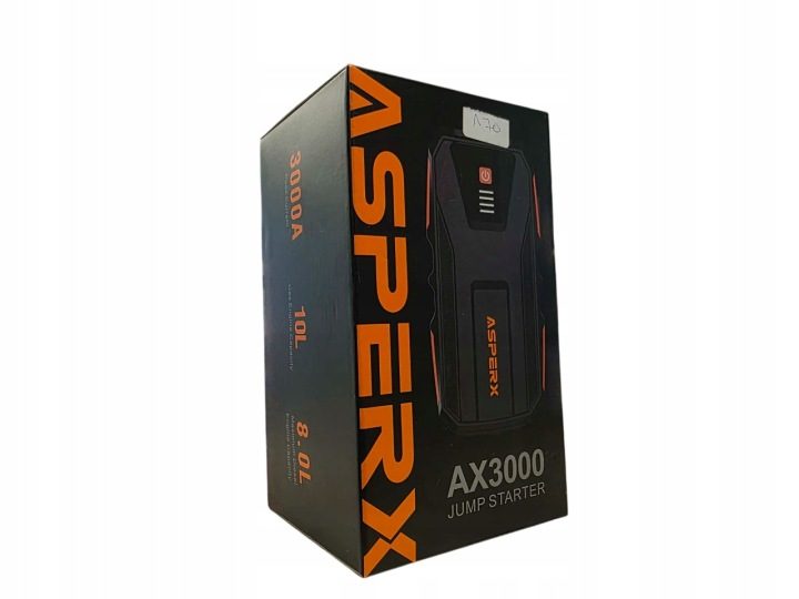 ASPERX Повербанк 3000A 12V Пусковое устройство Автомобиля LED Kompas IP64 Водонепроницаемое, фото 1