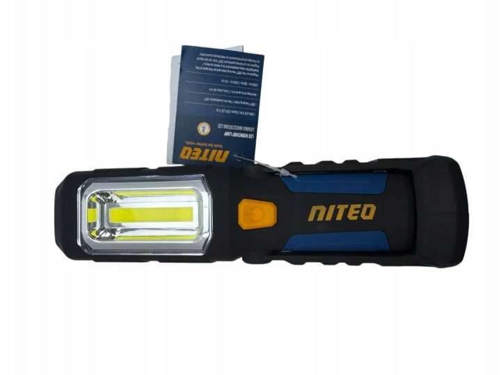 Niteo Фонарик гаражный LED 3W черный, фото 9
