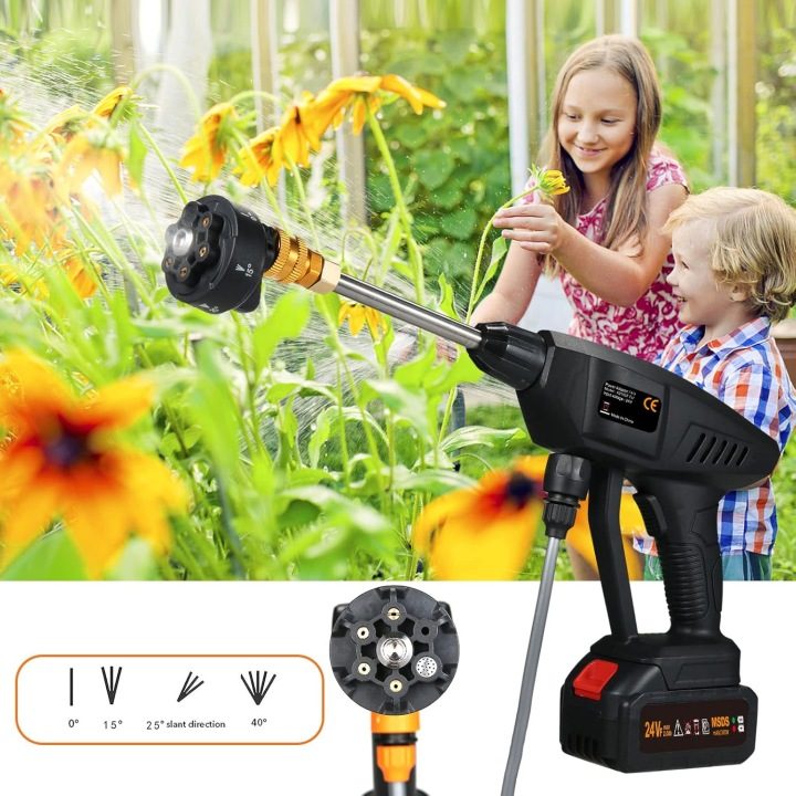 Mulcort аккумуляторная мойка высокого давления 6W1 G753 60 бар 300W, фото 1