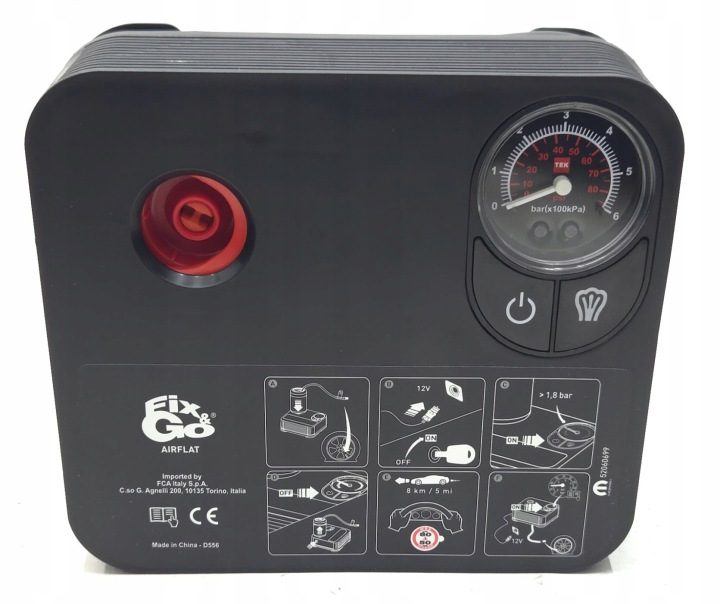 Компрессор насос для колес Fix&Go 120W, фото 1