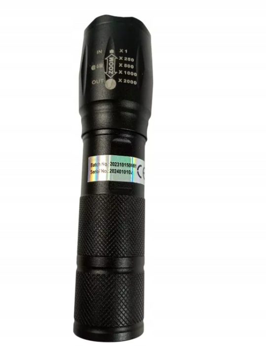 ФОНАРИК ТАКТИЧЕСКИЙ LED CREE ЗУМ XML T6, фото 3
