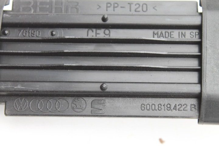 VW SEAT SKODA ЗАГЛУШКА САЛОННОГО ФИЛЬТРА 6Q0819422B, фото 3