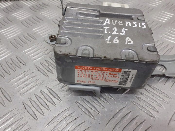 БЛОК УПРАВЛЕНИЯ ЭУР TOYOTA AVENSIS T25 1.6 89650-05040, фото 4