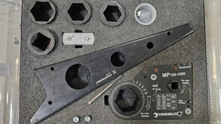 МЕХАНИЗМ PLANETARNA STAHLWILLE MP 100-1500 с kluczem dynamometrycznym, фото 8