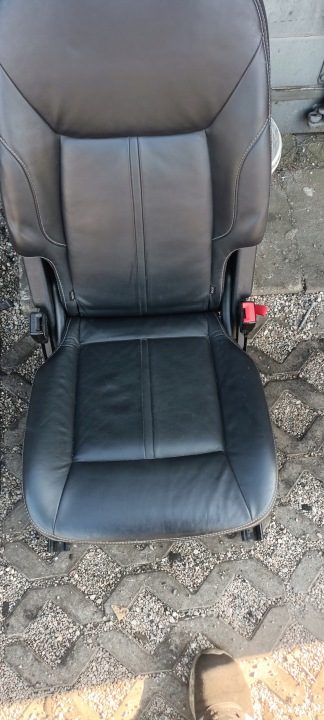 В ХОРОШЕМ СОСТОЯНИИ СИДЕНЬЯ ЗАДНИЕ 2 РЯД КОЖА ЧЕРНАЯ СТРОЧКА S-MAX MK1 GALAXY MK3 РЕСТАЙЛИНГ 2013 г., фото 5