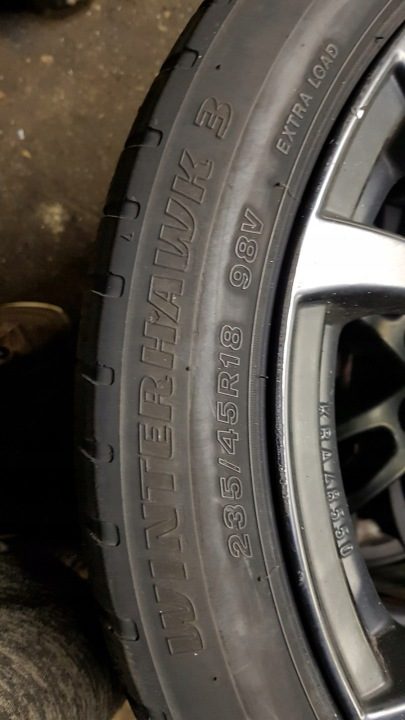 КОЛЕСА ЛИТЫЕ ДИСКИ 235/45 R18 5X108 FORD MONDEO MK5 4 шт. КОМПЛЕКТ ЗИМА ANZIO, фото 4