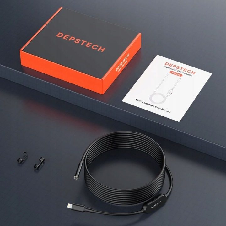 Depstech NTC53-BK Камера inspekcyjna,1080P,30 FPS,FOV 80°,6 LED,5m,, фото 3