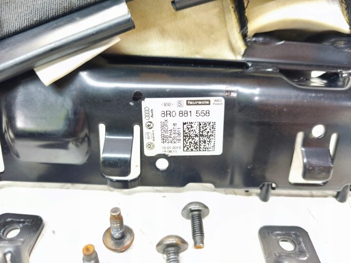 КРЕПЛЕНИЕ ISOFIX ДЕТСКОГО КРЕСЛА ПЕРЕДНЕЕ AUDI Q3 8U Q5 8R 8R0881558, фото 4