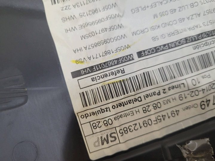 SEAT LEON III 5F ОБШИВКА ДВЕРИ ЛЕВАЯ ПЕРЕДНЯЯ 12 г.- ЕВРОПА, фото 4