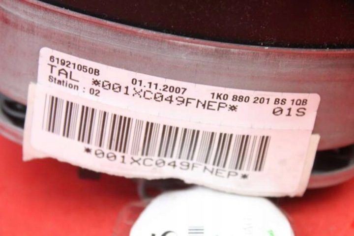 ПОДУШКА ВОЗДУХА ВОДИТЕЛЯ VW PASSAT B6 1K0880201B, фото 4