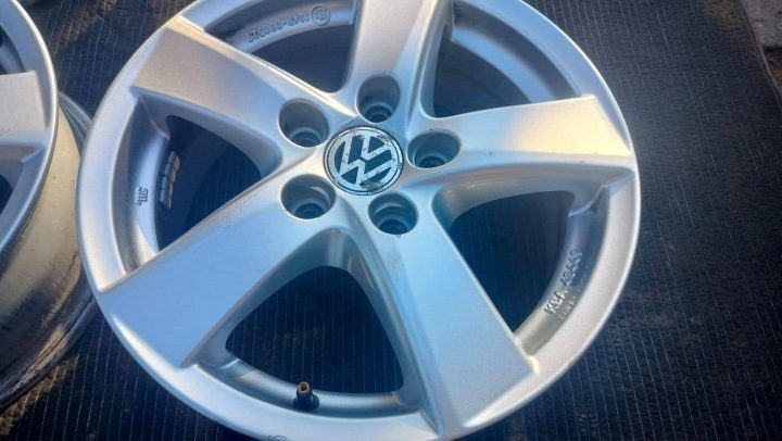 4× Литой диск Volkswagen OE Golf VII 6.0" x 15" 5x112 ET 43, фото 2