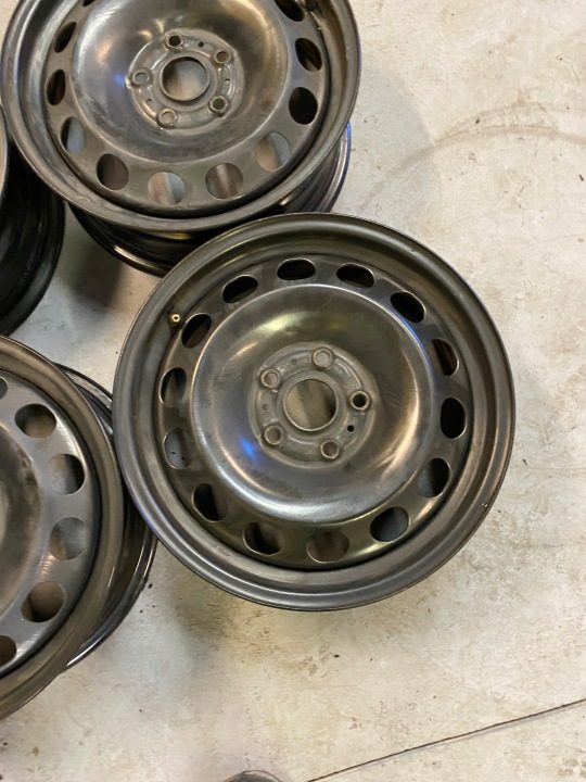 4× Штампованный диск Volkswagen OE 5q0601027ck 6.0" x 16" 5x112 ET 43, фото 5