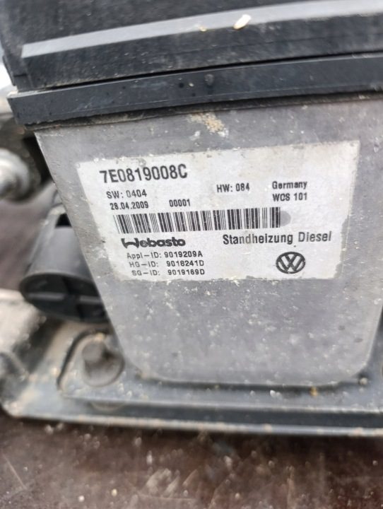 VW T5 РЕСТАЙЛИНГ АВТОНОМНЫЙ ОТОПИТЕЛЬ WEBASTO ПОДОГРЕВАТЕЛЬ 7E0819008C, фото 3