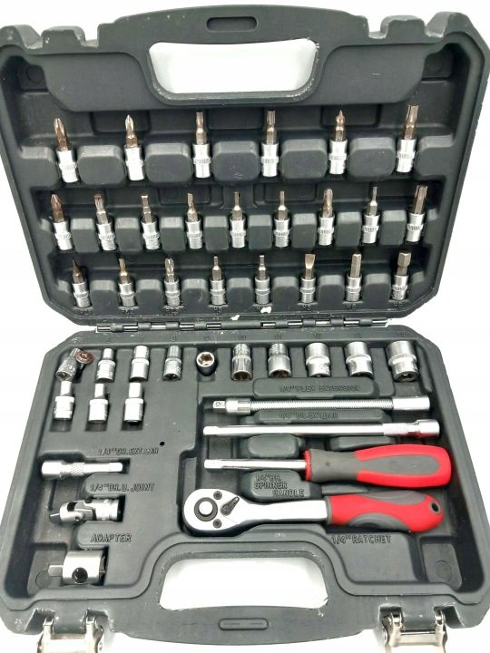 PROLINE Комплект 43 штук насадок и наконечников 1/4" CR-V 58843, фото 3