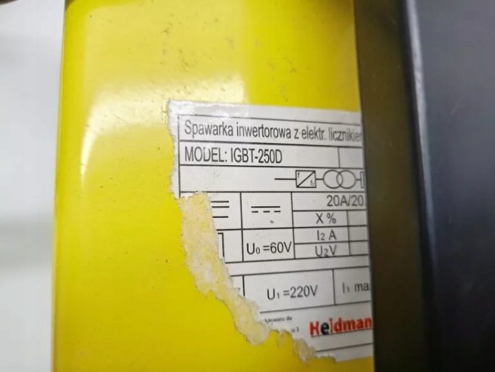 Сварочный инвертор Heidmann 20,00-200 A 230 7,5 кВА, фото 4