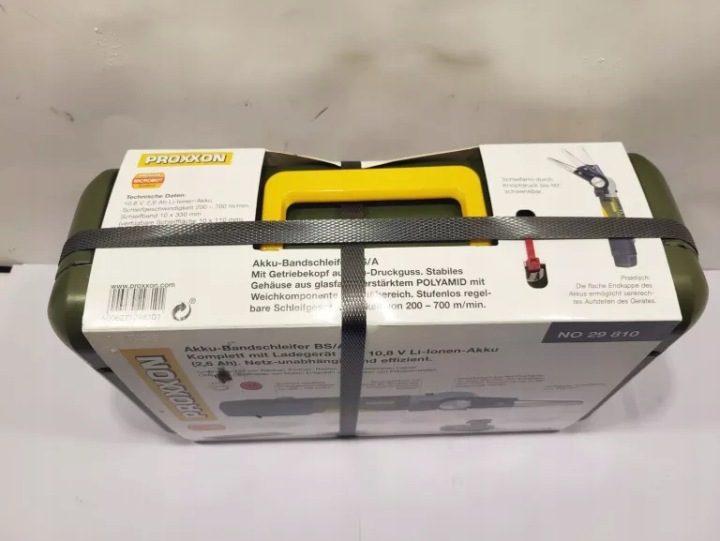 PROXXON 29810 Шлифмашина taśmowa 10x330mm BS/A аккумуляторная 10.8V комплект, фото 2