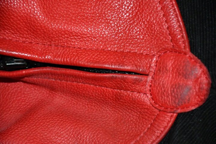 Комбинезон мотоциклетный кожаный мужской POLO кожа защита 52 50 S, фото 13