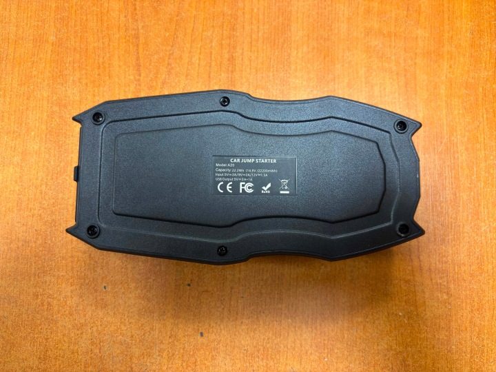 Booster Jump 3 стартер пусковое устройство 600A 12V повербанк 22.2 вт·ч 14.8V 2xUSB, фото 3