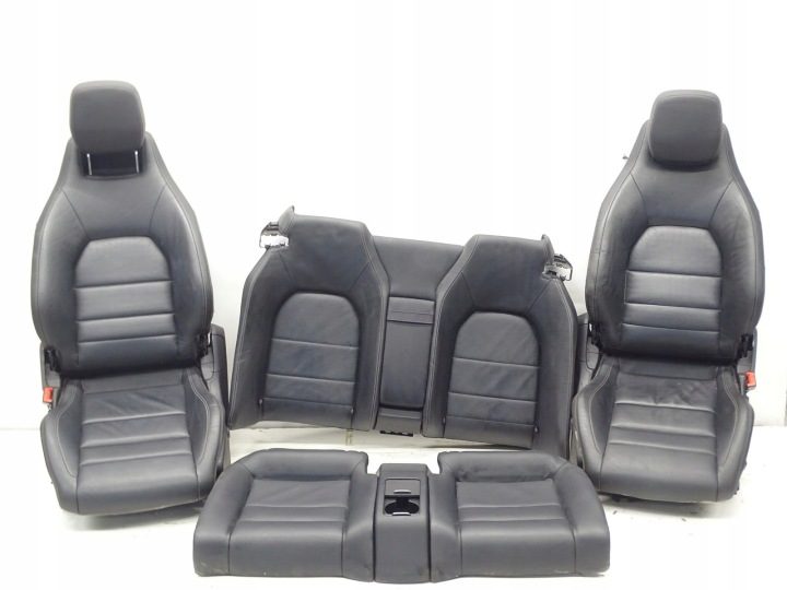КОМПЛЕКТ СИДЕНЬЯ ДИВАН СПИНКА КОЖА MERCEDES W207 КАБРИОЛЕТ, фото 1
