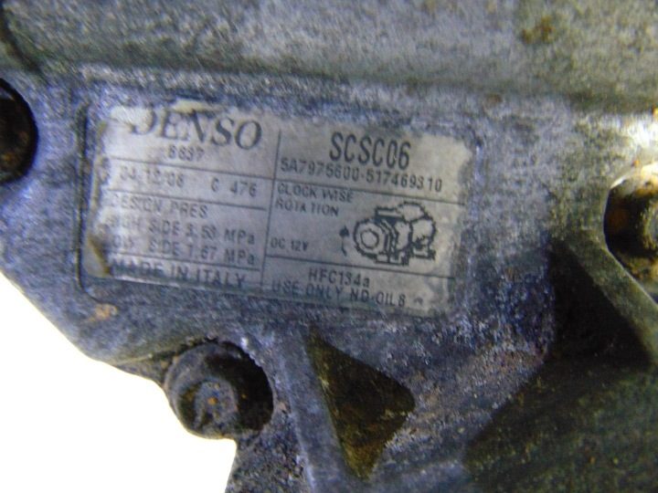 Компрессор кондиционера Fiat Panda II 1.3 Mjtd SCS06 5A7975600-517469310, фото 4