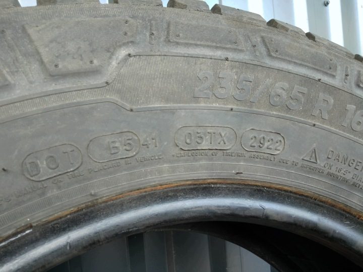 ШИНА MICHELIN AGILIS CrossClimate 235/65R16C 121R 2022 г. 6,9 мм, фото 6
