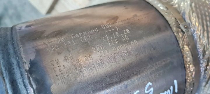 S3 8Y A3 ТРУБА WYDECJOWA КАТАЛИЗАТОРЫ DPF 2.0 TFSI 5WA131723E 5WA131701, фото 16