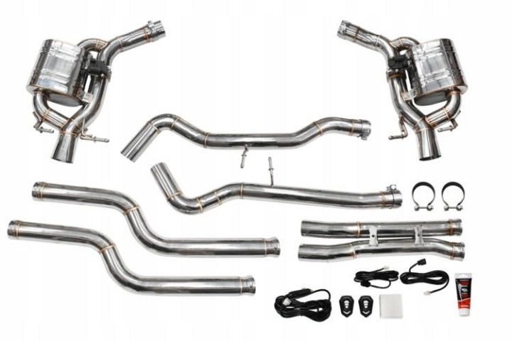 Выхлопная система CatBack Mercedes Benz E63 S AMG 16-18 Активная, фото 2