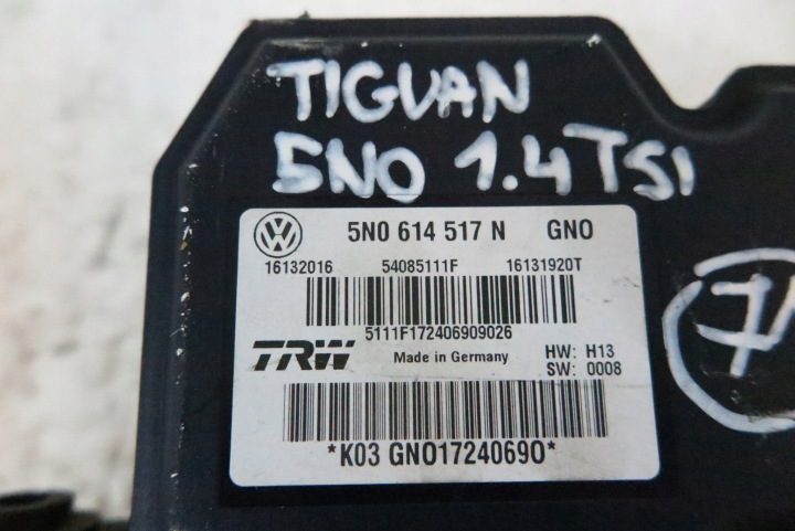 ГЛАВНЫЙ ТОРМОЗНОЙ ЦИЛИНДР ABS БЛОК УПРАВЛЕНИЯ VOLKSWAGEN TIGUAN 5N 1.4 TSI 5N0614517N, фото 5