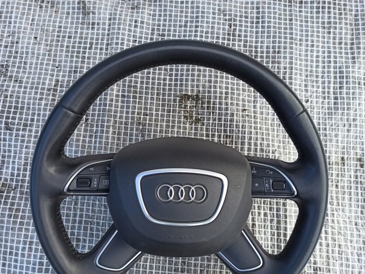 AUDI A6 C7 4G0 РУЛЬ КОЖАНЫЙ 4 RAMIENNA МУЛЬТИФУНКЦИОНАЛЬНЫЙ ПОДУШКА БЕЗОПАСНОСТИ, фото 2