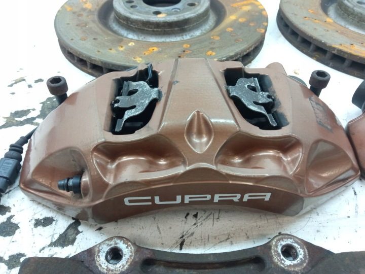СУППОРТ ТОРМОЗНОЙ ЛЕВЫЙ ПРАВЫЙ ПЕРЕДНИЙ AKEBONO 374 мм ДИСКИ Cupra Ateca I, фото 2